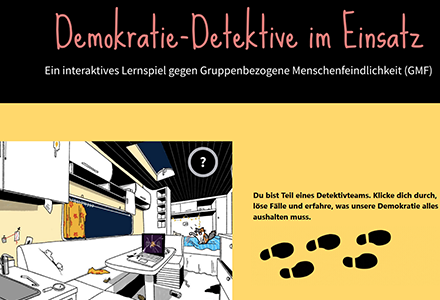 Wehrhafte Demokratie - Interaktives Lernspiel steht kostenfrei zur Verfügung
